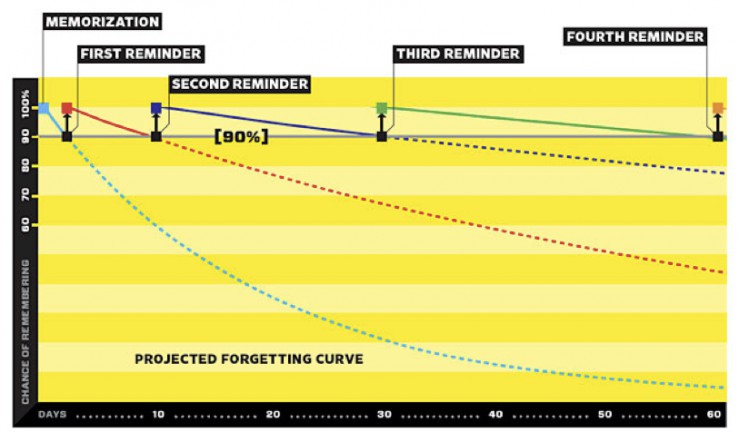 the forgetting curve